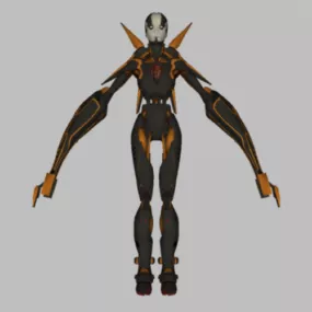 Sera Girl Monster Robot 3d model