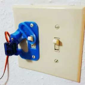 Servo Switch Plate Mount Printable 3d model