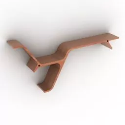 Wall Shelf Decoration Furniture 3d model