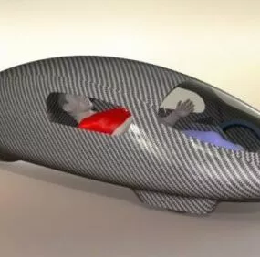 Electric Eco Car 2015 3d model