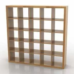 Minimalist Shelves Ikea Design 3d model
