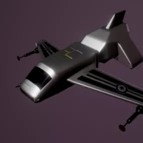 Concept War Ship 3d model