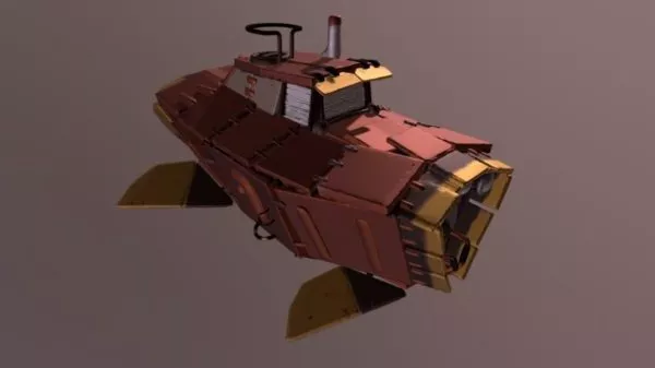 Ocean Freighter Ship 3d model