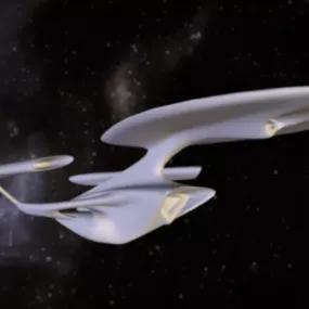 Trekkies Sci-fi Spaceship 3d model