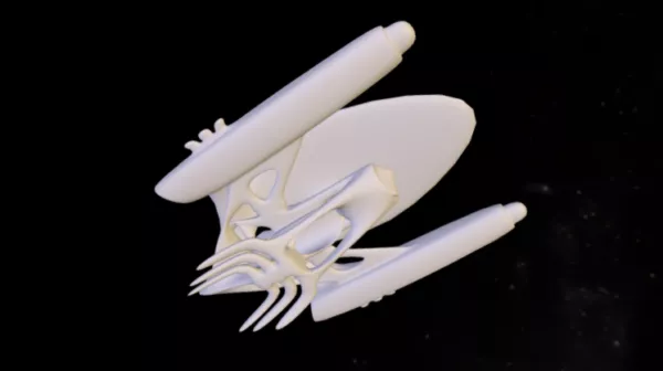 Flash Spaceship 3d model