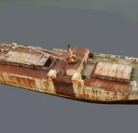 Old Ship Wreck 3d model