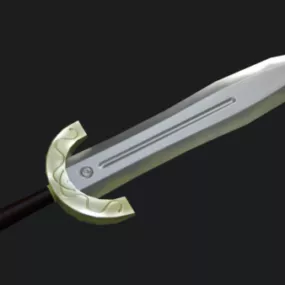 Short Sword Old Weapon 3d model