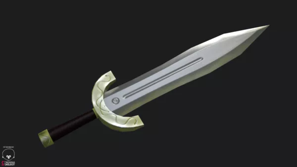 Short Sword Old Weapon 3d model Short Sword Old Weapon 3d model