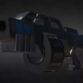 Shotgun Quake Ii Weapon 3d model