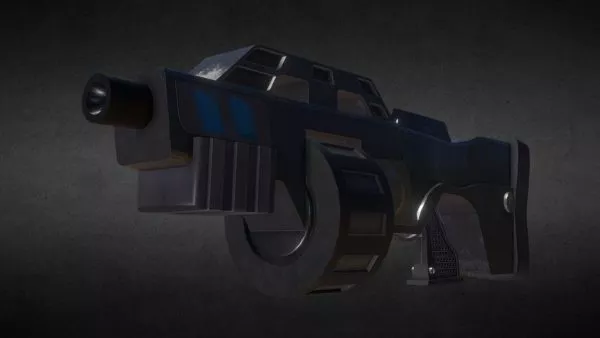 Shotgun Quake Ii Weapon 3d model Shotgun Quake Ii Weapon 3d model