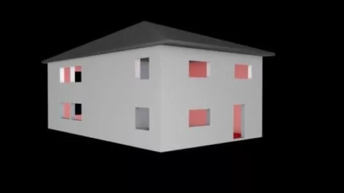 Very Simple House 3d model Very Simple House 3d model