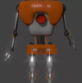 Simple Droid Robot 3d model