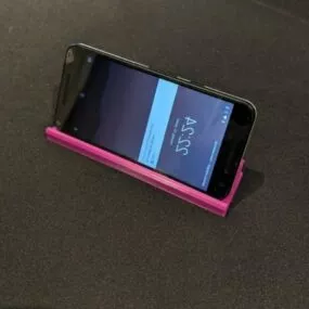 Printable Horizontal Phone Stand 3d model