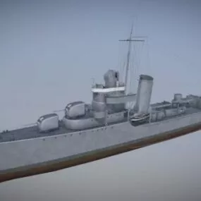 Sims Battle Cruiser 3d model