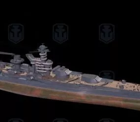 Sinop Navy Cruiser Ship 3d model