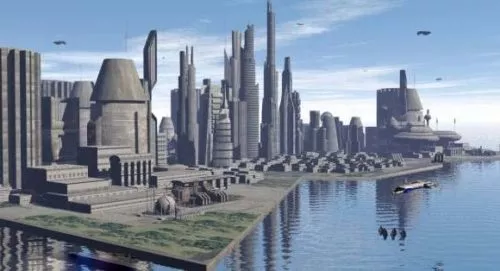 City Building With Skyscraper 3d model