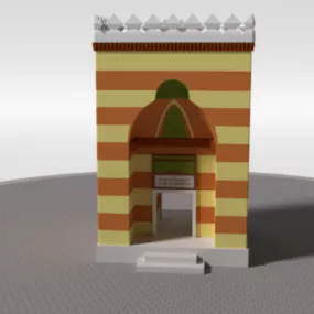 Skver Museum Building 3d model