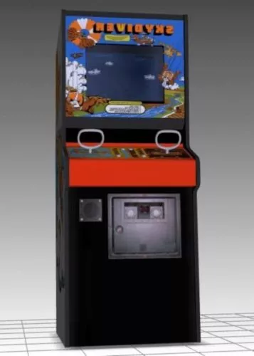 Skydiver Upright Arcade Game Machine 3d model Skydiver Upright Arcade Game Machine 3d model
