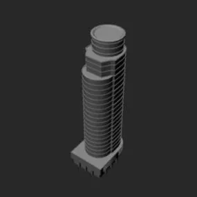 Skyscraper City Style 3d model