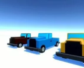 Small Trucks Vehicle 3d model