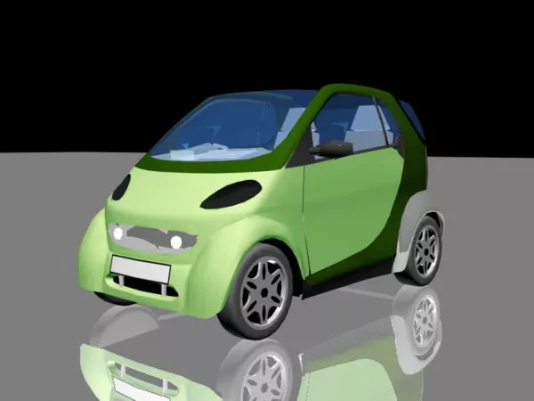 Smart Car Concept Design 3d model Smart Car Concept Design 3d model