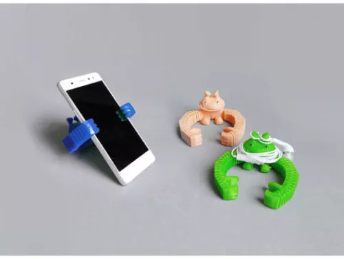 Grey Wire Phone 3d model