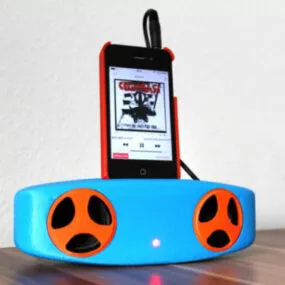 Printable Smartphone Mp3 Speaker 3d model