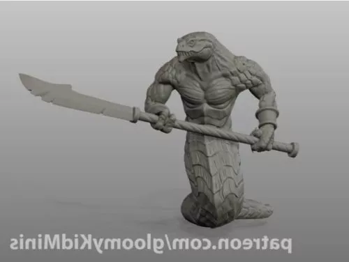 Snake Warriors Game Character 3d model Snake Warriors Game Character 3d model