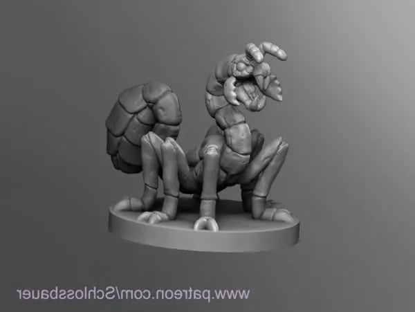 Lowpoly Black Ant 3d model