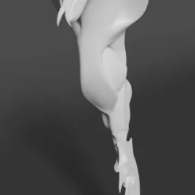 Snake Dagger Weapon 3d model