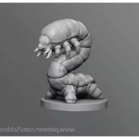 Snapping Caterpillar Printable 3d model