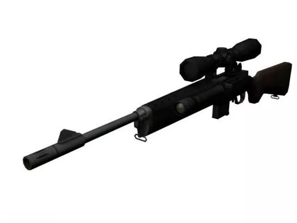 Mini Sniper Rifle Gun 3d model Mini Sniper Rifle Gun 3d model