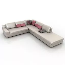 Sofa Italia Lounge Design 3d model