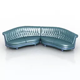 Leather Sofa Nieri Design 3d model
