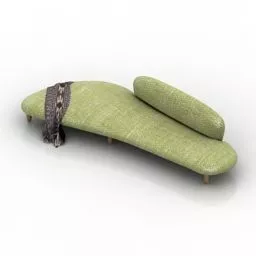 Minimalist Sofa Noguchi 3d model