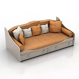 Combine Cabinet Sofa Provance Design 3d model