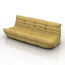 Modern Lazy Sofa Togo Design 3d model Modern Lazy Sofa Togo Design 3d model