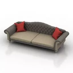 2 Seat Sofa Mexo Design 3d model 2 Seat Sofa Mexo Design 3d model
