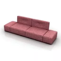 Floor Sofa Modern Design 3d model