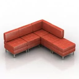 L Corner Sofa Rimini Design 3d model