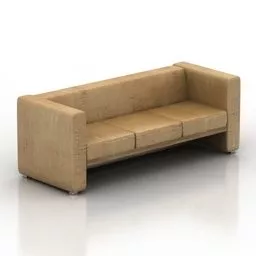 Loveseat Sofa Avanta Design 3d model