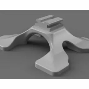 Sony Minolta Camera Flash Foot Printable 3d model