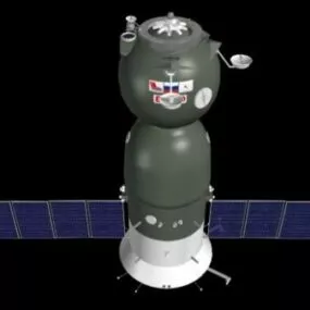 Soyus Russian Spacecraft 3d model