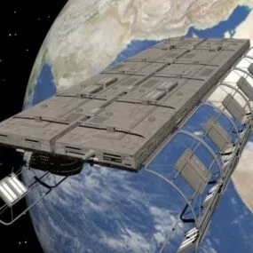 Space Dock Design 3d model