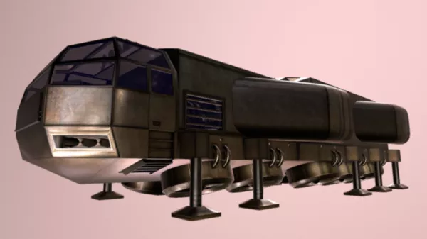Scifi Space Station 3d model