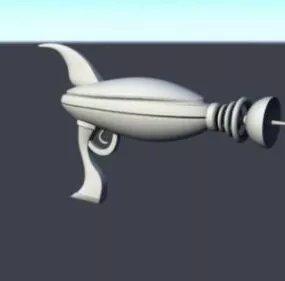 Sci-fi Spaceship Space Gun 3d model