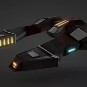Space Ship Design 3d model