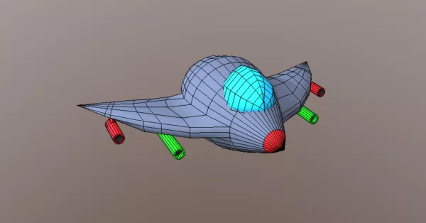 Scifi Space Station 3d model