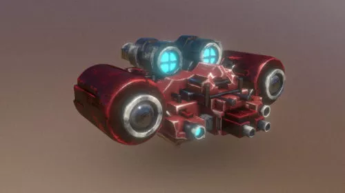 Bio Alien Spacecraft 3d model