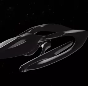 Sci-fi Bb2 Spaceship 3d model